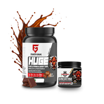 Fourth Gear Huge Mass Gainer & Creatine Combo