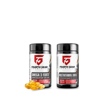 Fourth Gear Multivitamin for Men & Omega 3 Combo