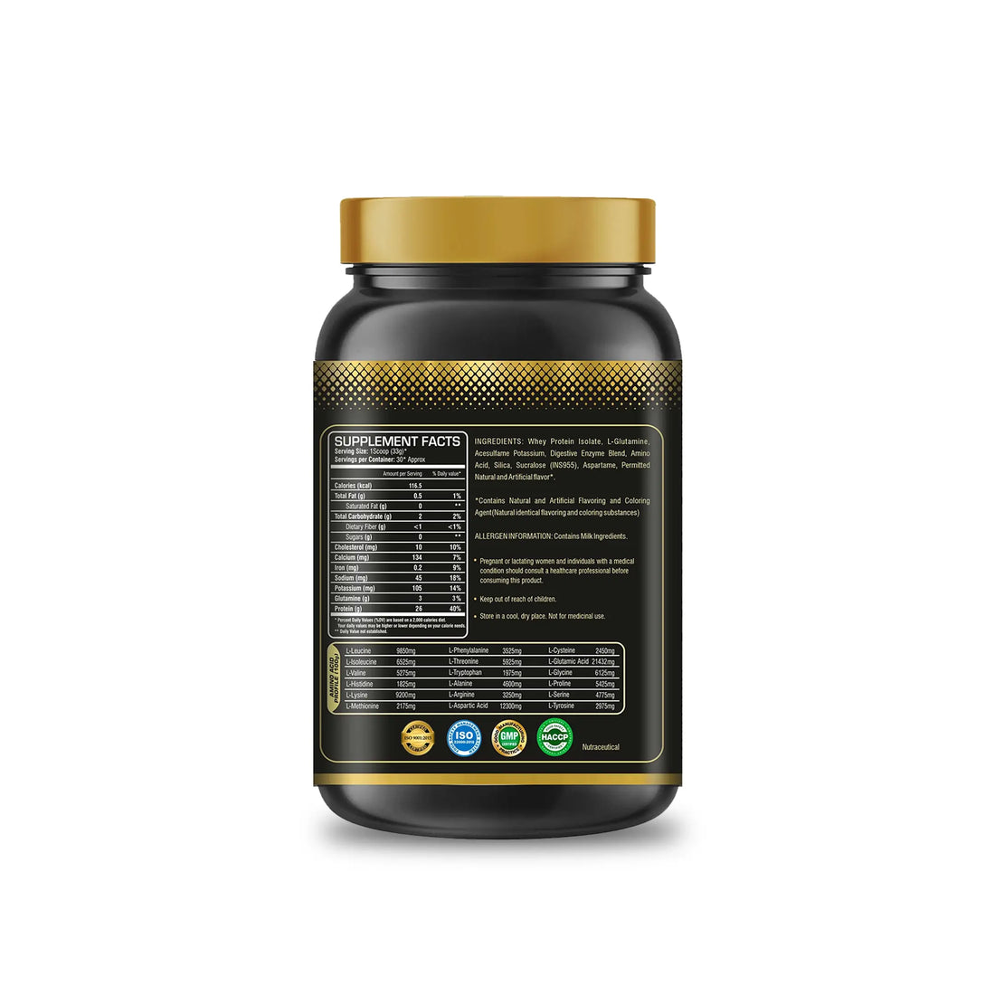 FOURTH GEAR Isolate Gold Protein (COOKIES & CREAM)