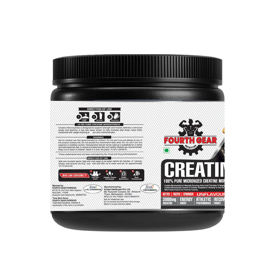 Micronized Creatine Monohydrate | Creatine Pre Workout