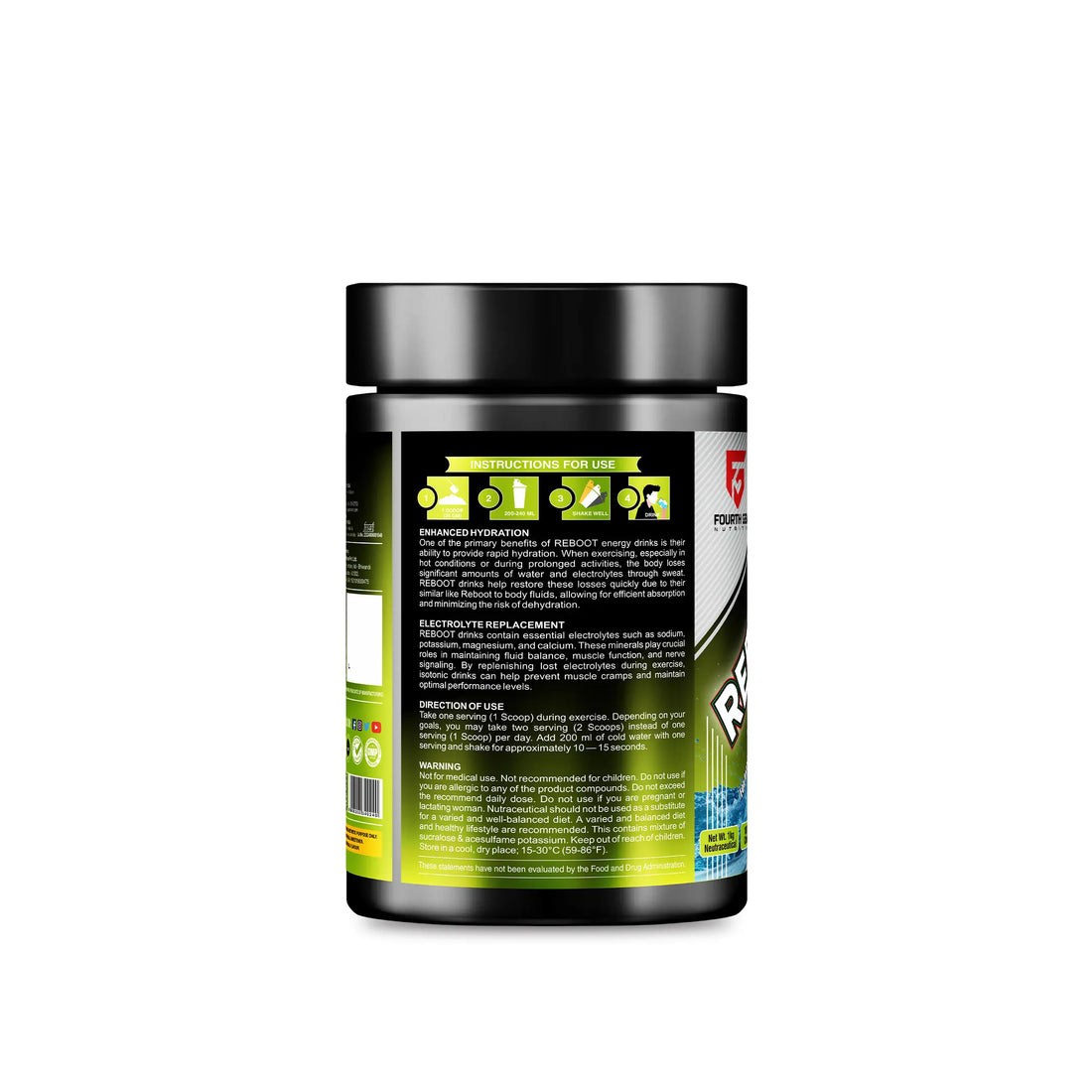 Reboot Electrolyte Power Drink (Strawberry Kiwi Flavour)